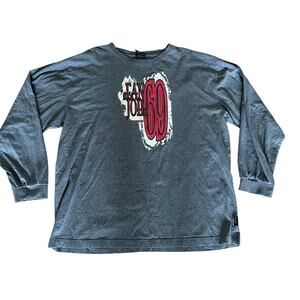 VTG Y2K Sean John 69 Long Sleeve T-Shirt Gray size XL